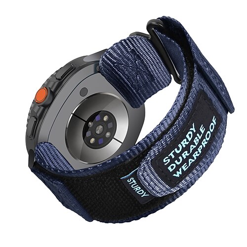 Uhrenarmband für Samsung Galaxy Uhr 8 40/44mm Watch 8 Classic 46 mm Nylon Ersatz Gurt Wasserdicht Verstellbar Atmungsaktiv Sportarmband Handgemachtes geflochtenes Seil Armband Image