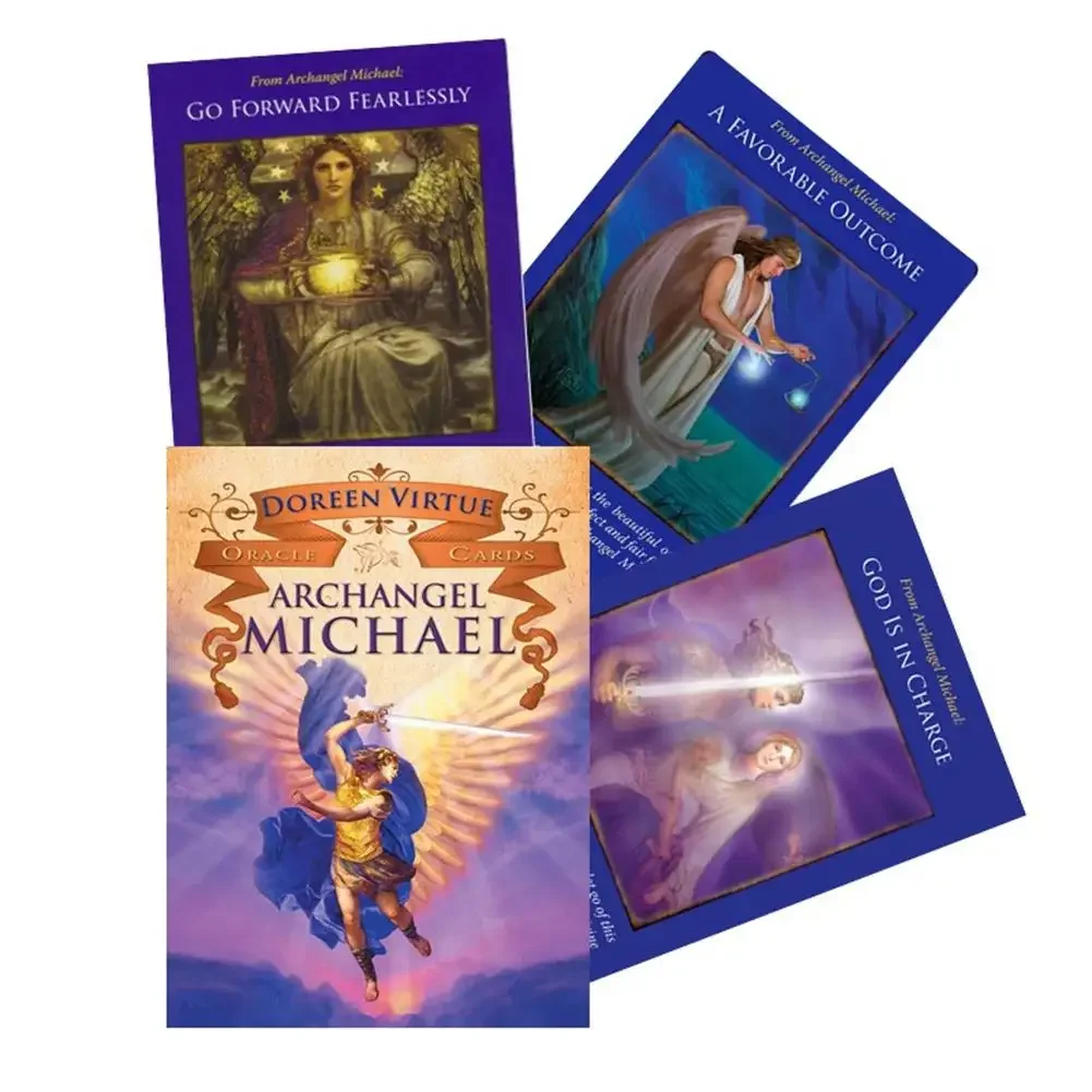 NEUE Erzengel Michael Oracle Tarot Karten Brettspiele Englisch Lustige Board Tarot Deck Tisch Spiele PDF Für Familien Party Image