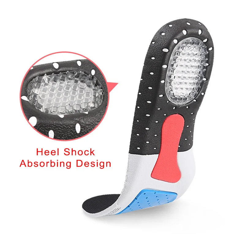 Silikon-Einlegesohlen für Schuhe, Einlegesohle, Fußgewölbeunterstützung, Unisex, Verdickung, Stoßdämpfung, Sportschuhe, Pads, bequeme weiche Einlegesohle, P-D Image