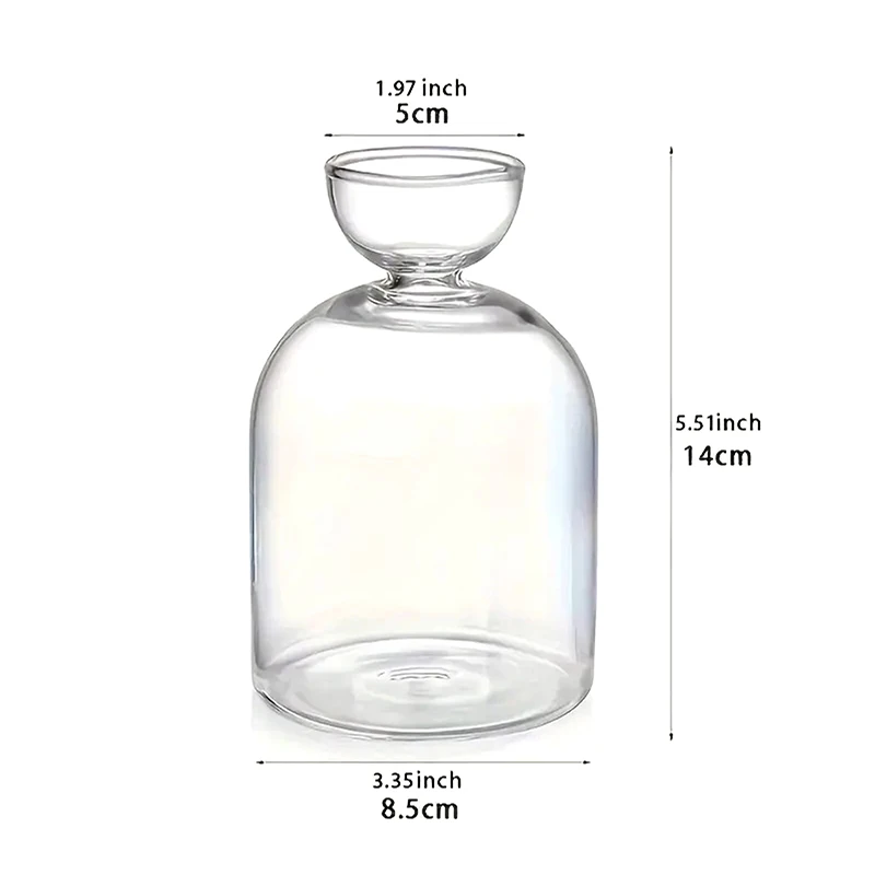 HUA HUA Avocado-Samen-Startervase, transparente Glasvase, Vase für den Anbau von Pflanzen, Glas-Samen-Wachstumsset für Gartenliebhaber Image