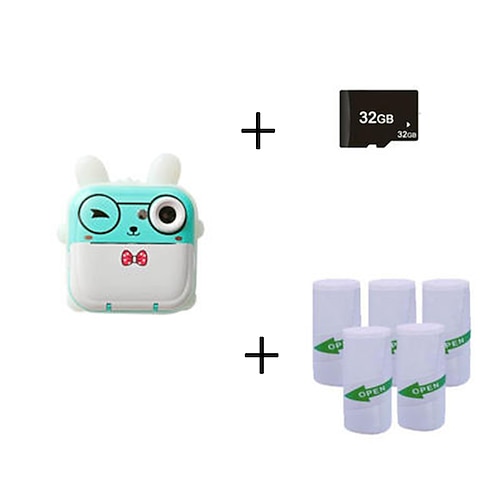 2025 neues Produkt Q5 Polaroid Kinder-Digital-Cartoon-Kamera süße Mini-Kinder-HD-Fotografie und Druckkamera Video-Mini-Kamera Weihnachtsgeschenk Geburtstagsgeschenk für Kinder
