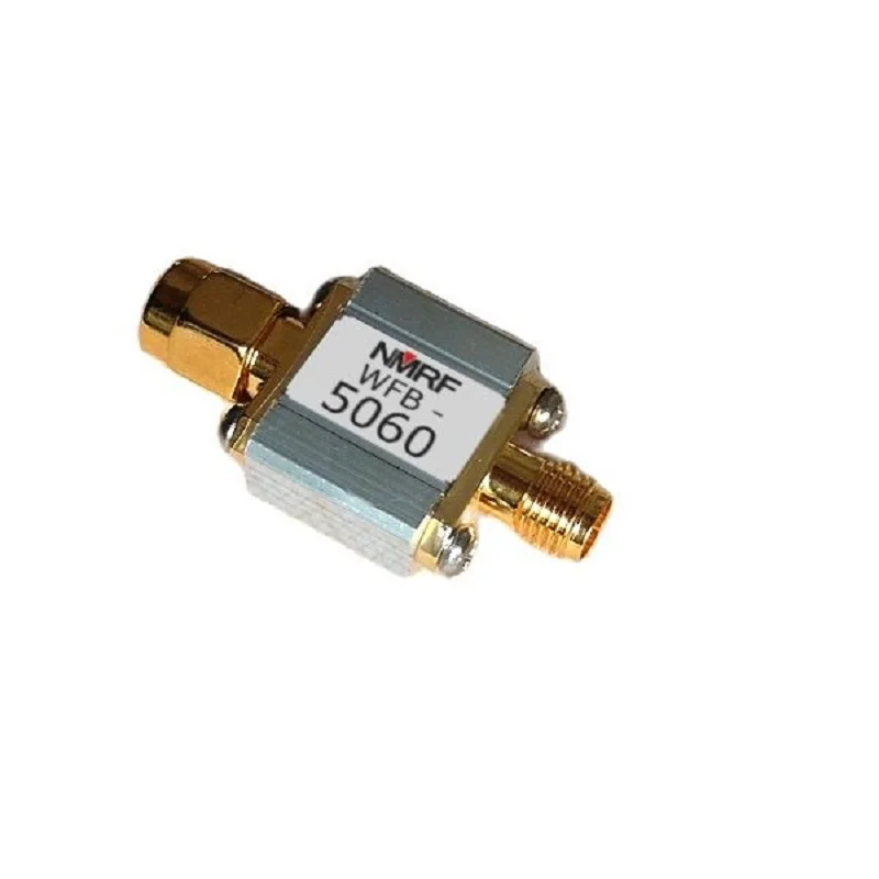 5.8G (5000-6000MHz) dedicated broadband bandpass filter for UWB wireless system. SMA interface