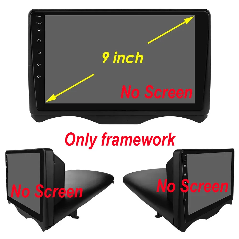 Pour Citroën C2 2002 - 2006 Citroën C3 uniquement cadre