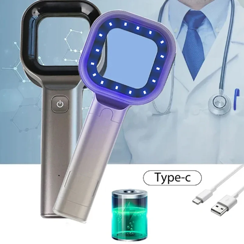 NEUE Woods Lampe Haut Analysator Für Haut UV Vergrößerung Für Schönheit Gesichts Testen Holz Lampe Licht Haut Analyse Erkennung Hautpflege Image