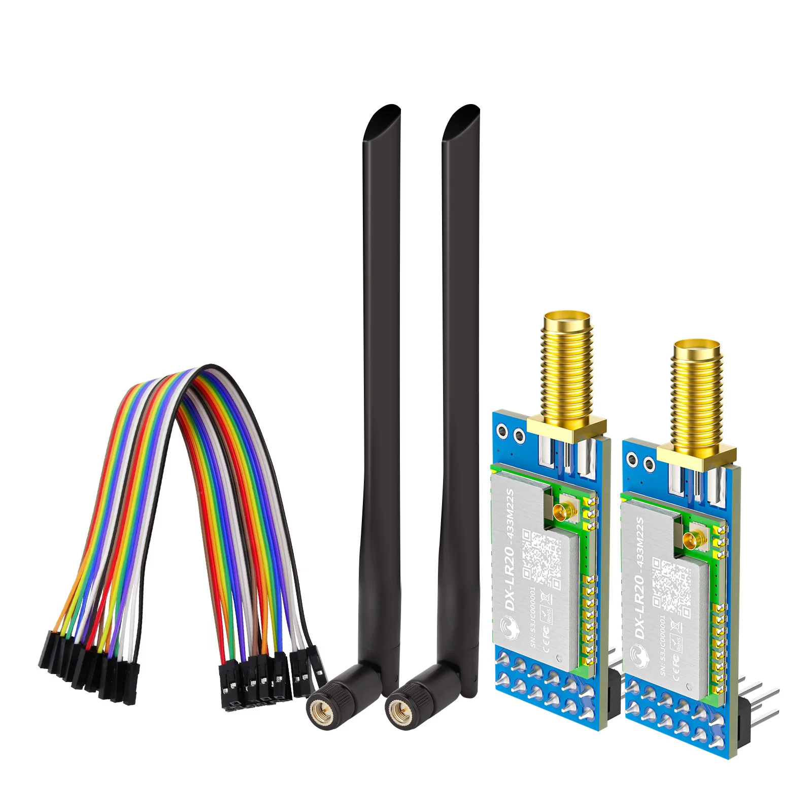 DX-LR20 433 MHz LoRa-Funkmodul, IPEX-Antennenanschluss, 8 km Reichweite für drahtlose Drohnen-Telemetrie-Fernbedienung Image