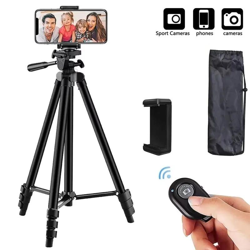 Universal Tragbare Stativ Leichte Kamera Stativ Bluetooth Fernbedienung Stativ Stativ Smartphone Für Handy Kamera DSLR