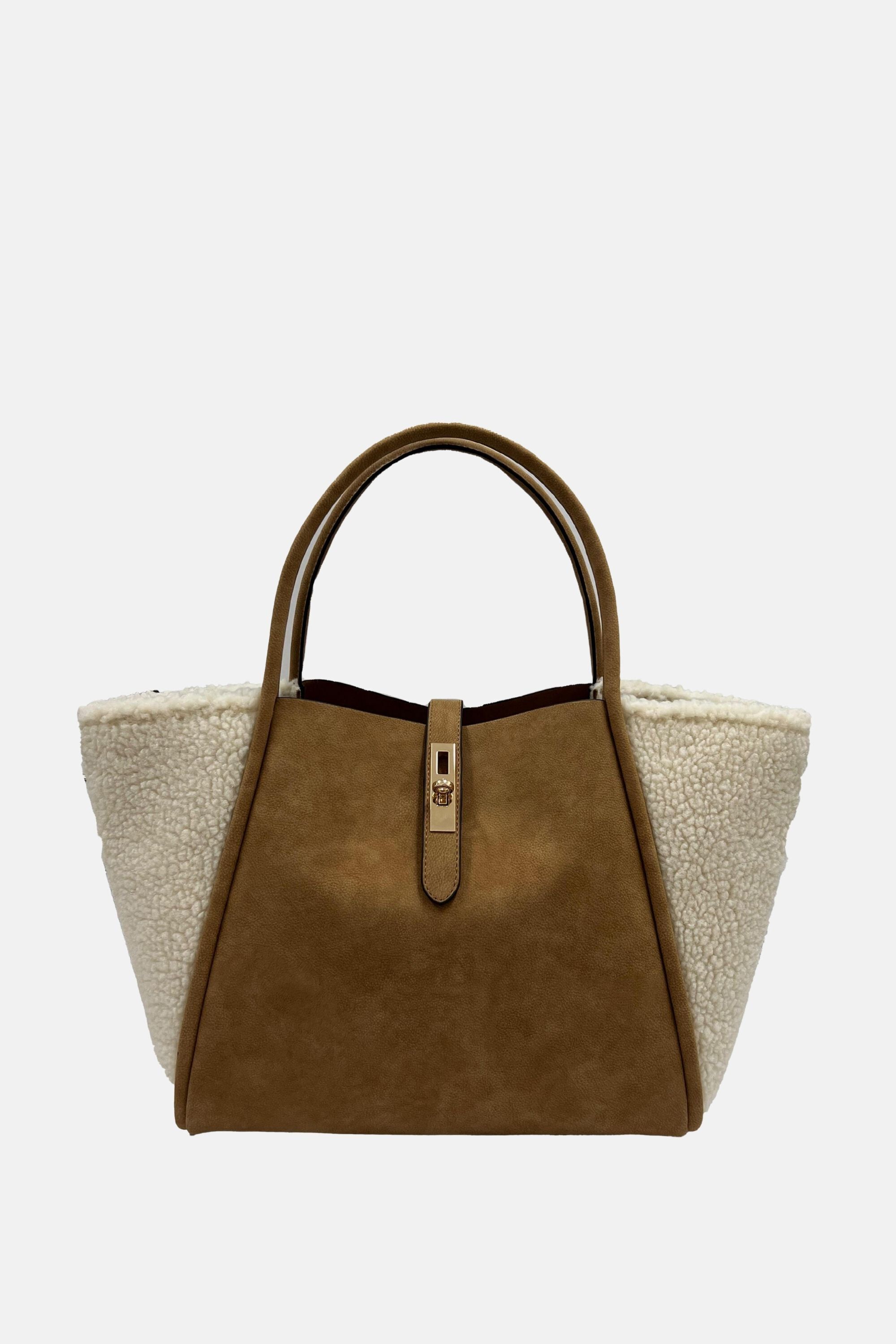 Women's Jelavu Aspen Black Tote Bag by FUTURE BRANDS GROUP LLC in Camel (Size ONE SIZE)