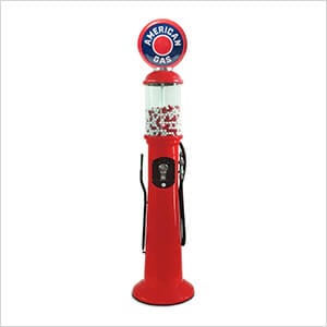 Roadside Relics American Gas Retro Gas Pump Replica Tall Gravity Feed Gumball Machine