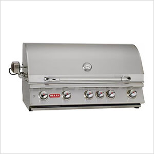 Bull Outdoor Products Brahma 38-Inch 5-Burner 90K BTUs Grill Head with Lights and Rotisserie (Liquid Propane)