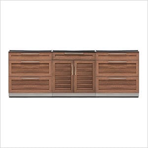 NewAge Outdoor Kitchens Grove 3-Piece Outdoor Kitchen Set (No Countertop)