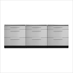 NewAge Outdoor Kitchens Stainless Steel 3-Piece Outdoor Kitchen Set (No Countertop)