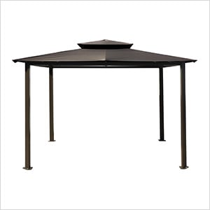 Paragon Outdoor 10 x 12 ft. Barcelona Soft Top Gazebo (Grey Canopy)