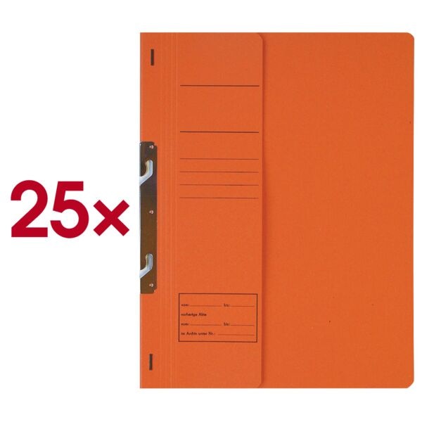 OTTO Office 25x Einhakhefter (238x305 mm) orange, 23.8x30.5 cm Image