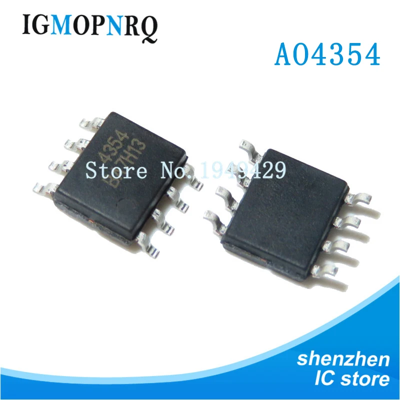 10 Stück AO4354 SOP-8 AON4354 SOP8 4354 SOP Neu Image