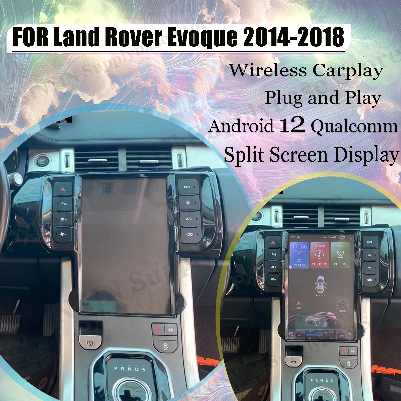 8 256g Auto Multimedia Stereo Radio Android 12 für Land Rover Evoque GPS Navi Video Receiver Head Unit Image