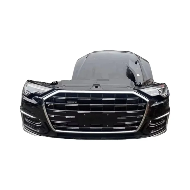 Für Audi A6 C8 Front Stoßstange Montage Grille Haube Abdeckung Kunststoff Auto Teile Fit für Audi A6 S6 RS6 Zustand Verwendet für Upgrade Image