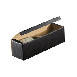 Kartonschachtel für 1 Flasche Schwarzwein 340x90x90mm 5un Image