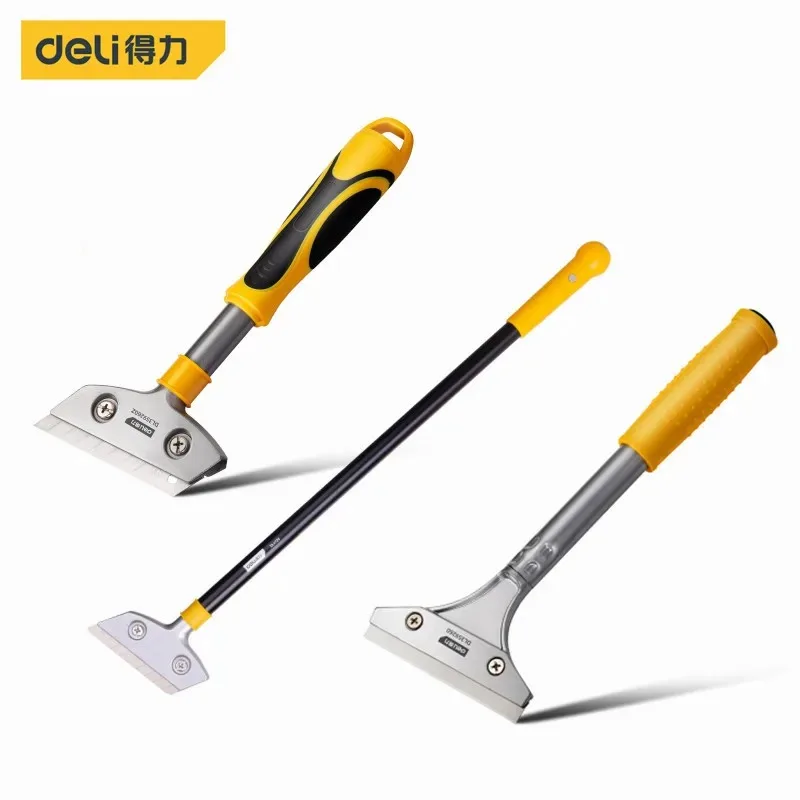 Deli Mehrere Stile Metall Farbe Messer Multifunktionale Haushalt Hand Werkzeuge Reinigung Messer Glas Boden Wand Sauber Schaber Klingen Image