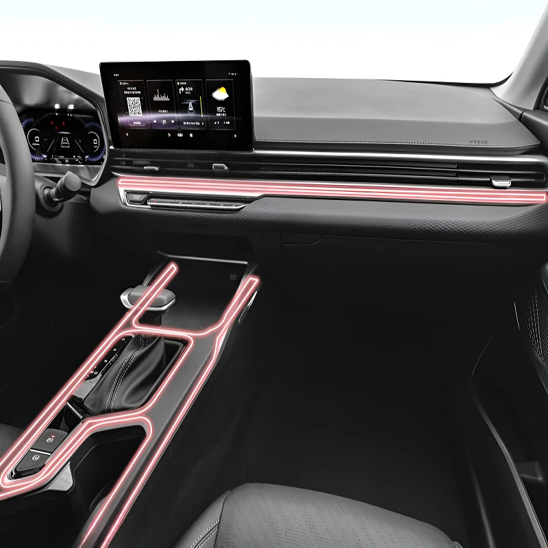 Für Geely Emgrand 2022-2026 Dashboard Multimedia Navigation Transparente Anti-Scratch Schutz Film Modifikation für Image