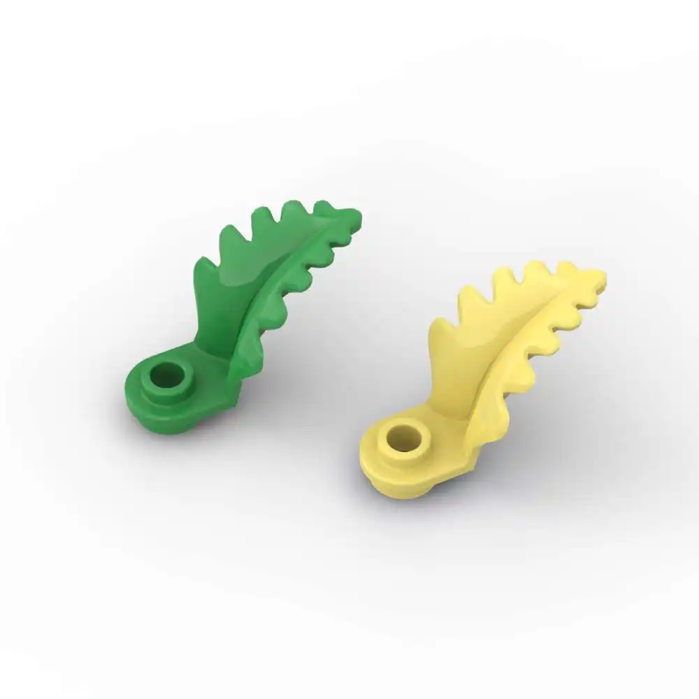 MOC 10PCS Teil Ziegel 2682 Runde Anlage 1x1 Baum Blatt Platte Bausteine Kit Partikel Pädagogisches Spielzeug kinder Geburtstag Geschenke Image