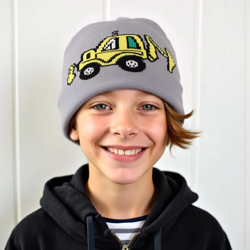 Baby Beanie Hut Winter Casual Stricken Warme Mützen Hüte Bagger Kinder Outdoor Kinder Caps Herbst Jungen Sport Warme Hüte Image