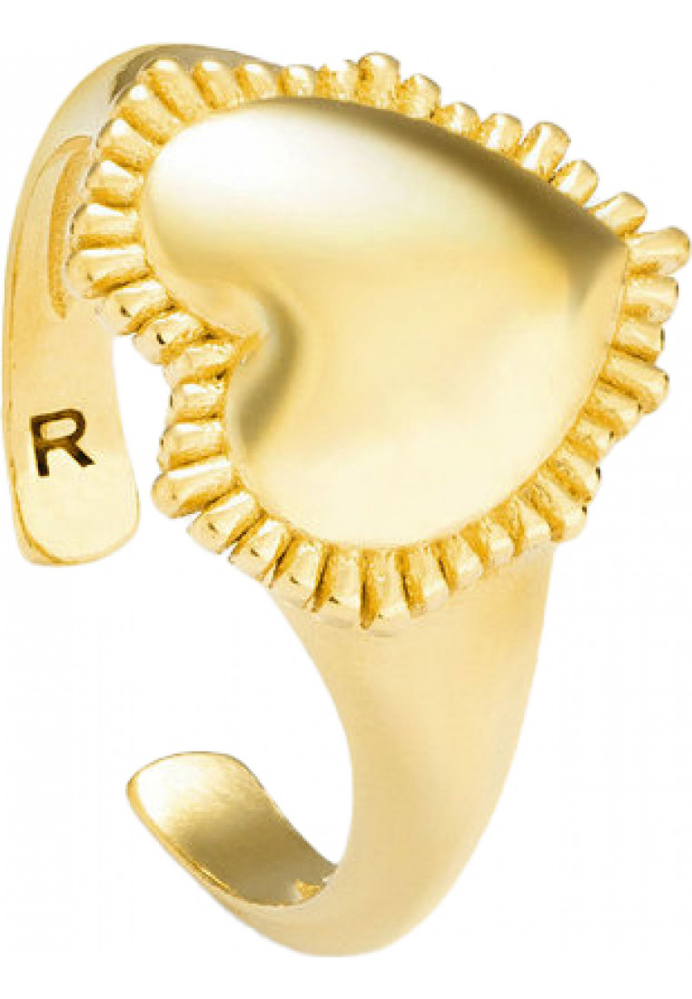 Radiant Womens RY000059 Ladies Ring - Gold Stainless Steel - Size K | Radiant Sale | Discount Designer Brands