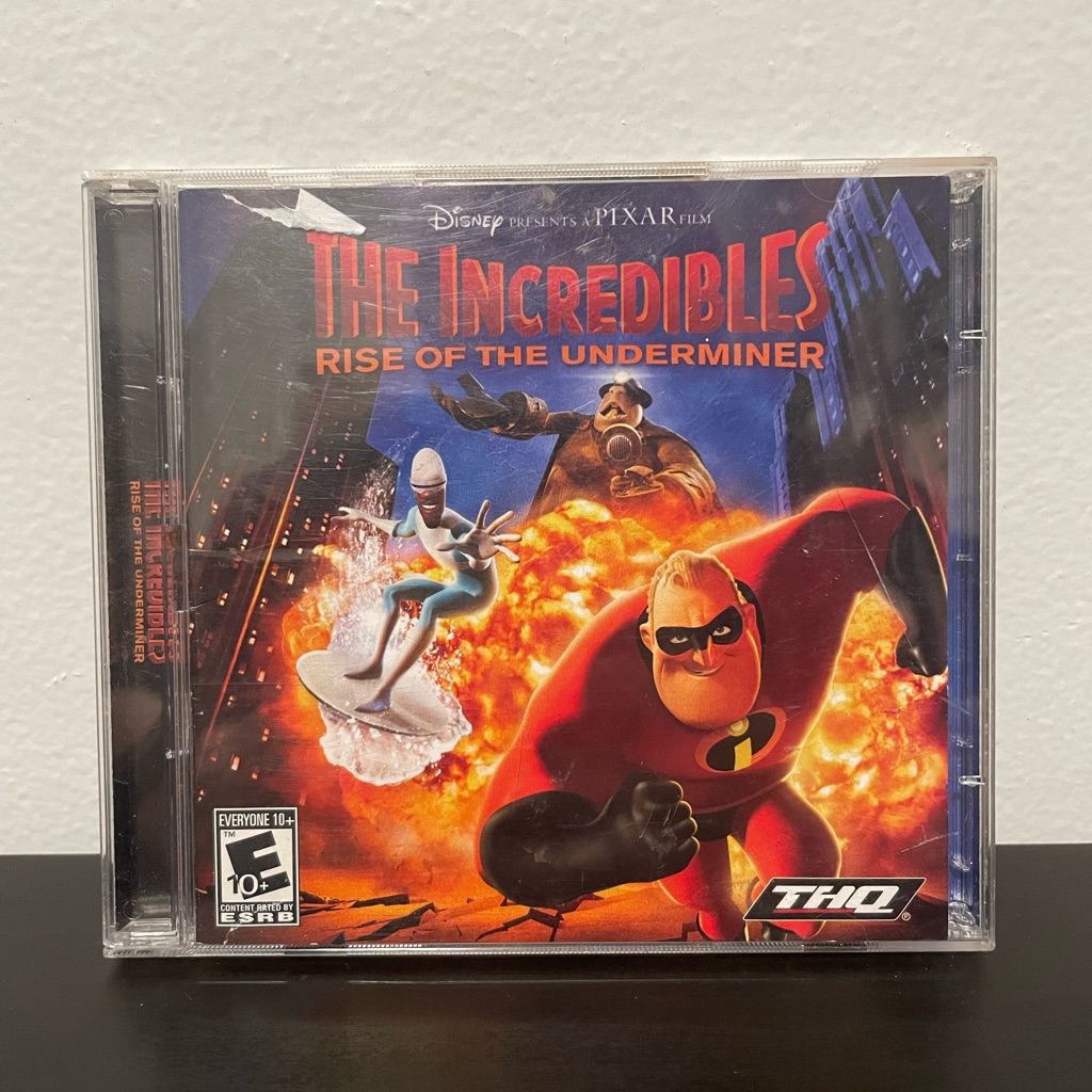 Disney Video Games & Consoles | Disney Incredibles Rise Of The Underminer Pc Cd-Rom 2 Disc Windows Mac Game 2004 | Color: Black/Red | Size: Os