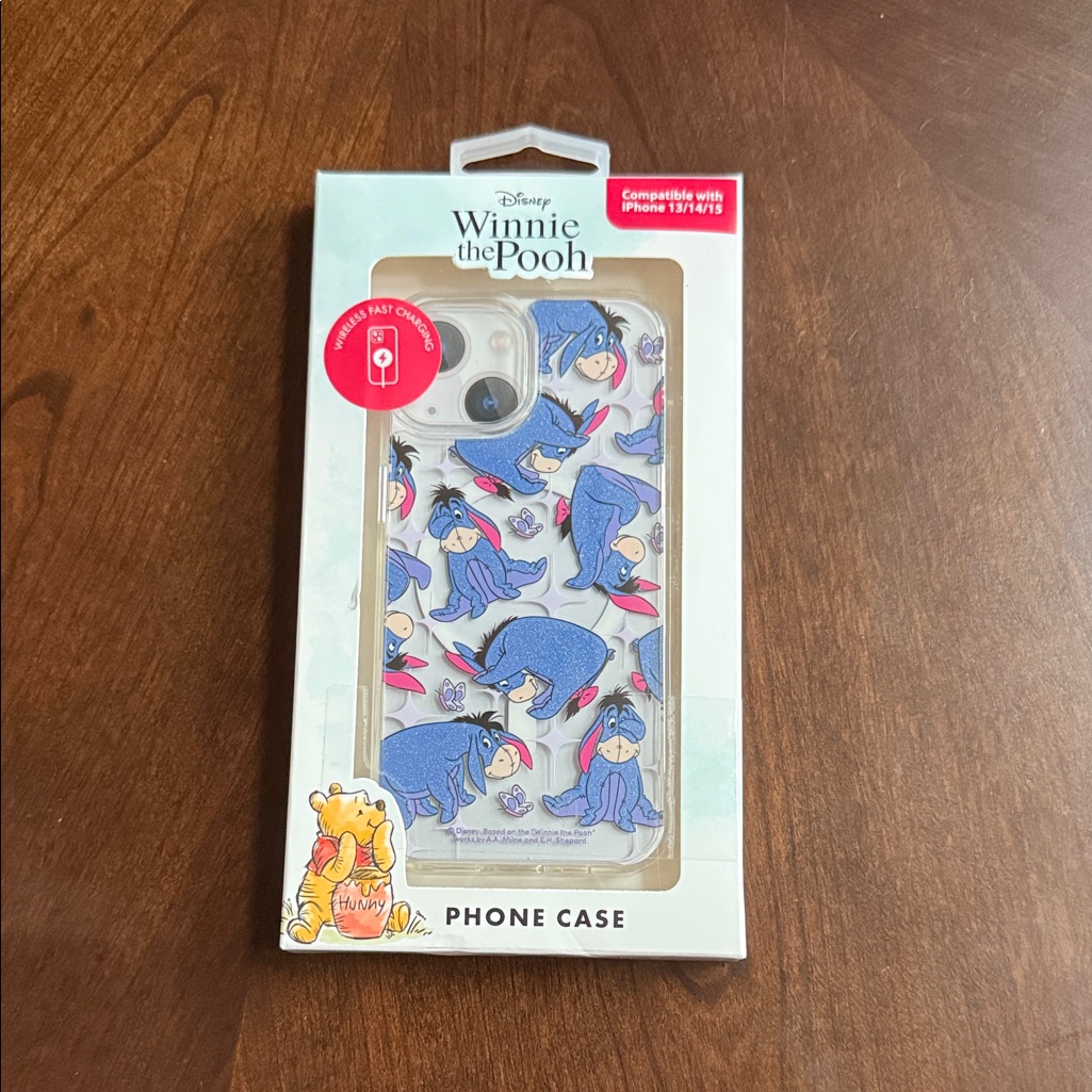 Disney Cell Phones & Accessories | Disney Winnie The Pooh Eeyore Phone Case - Blue And White | Color: Blue | Size: Os