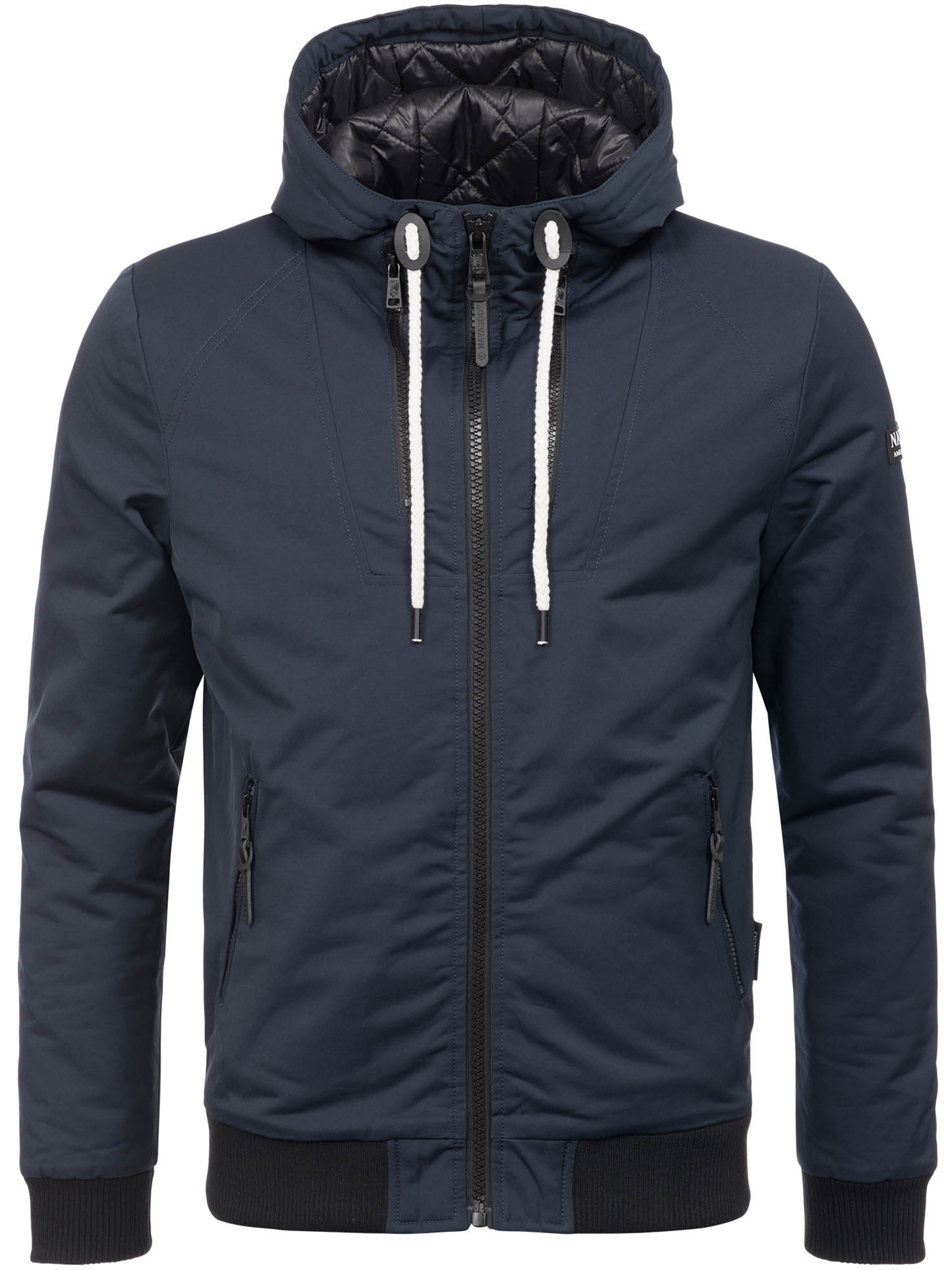 Navahoo Herren Jacke B623 – Stylische Übergangsjacke mit Fleece-Taschen & Wasserabweisendem Material Image