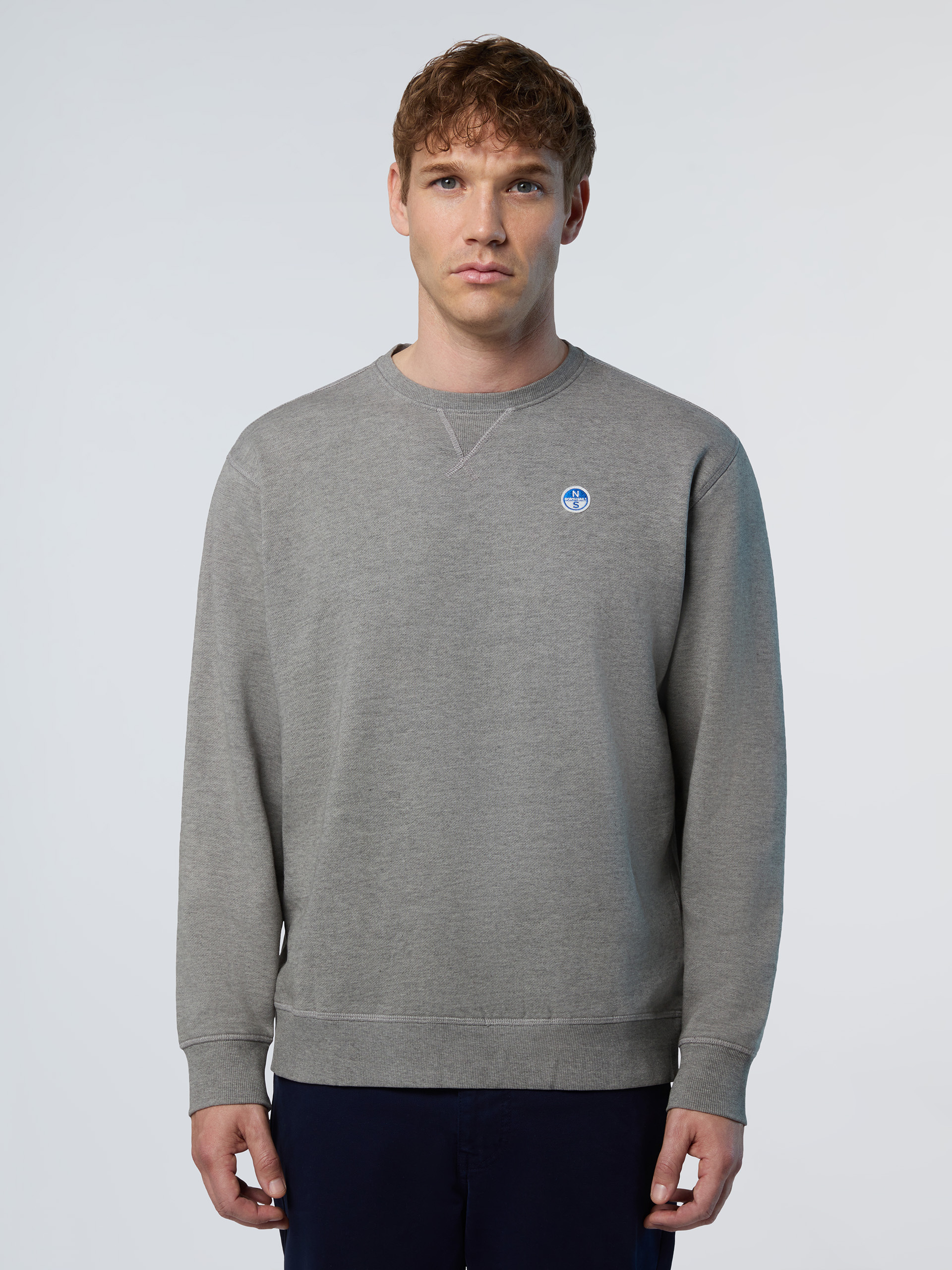 North Sails Sweatshirt Mit North Sails Aufnäher Image