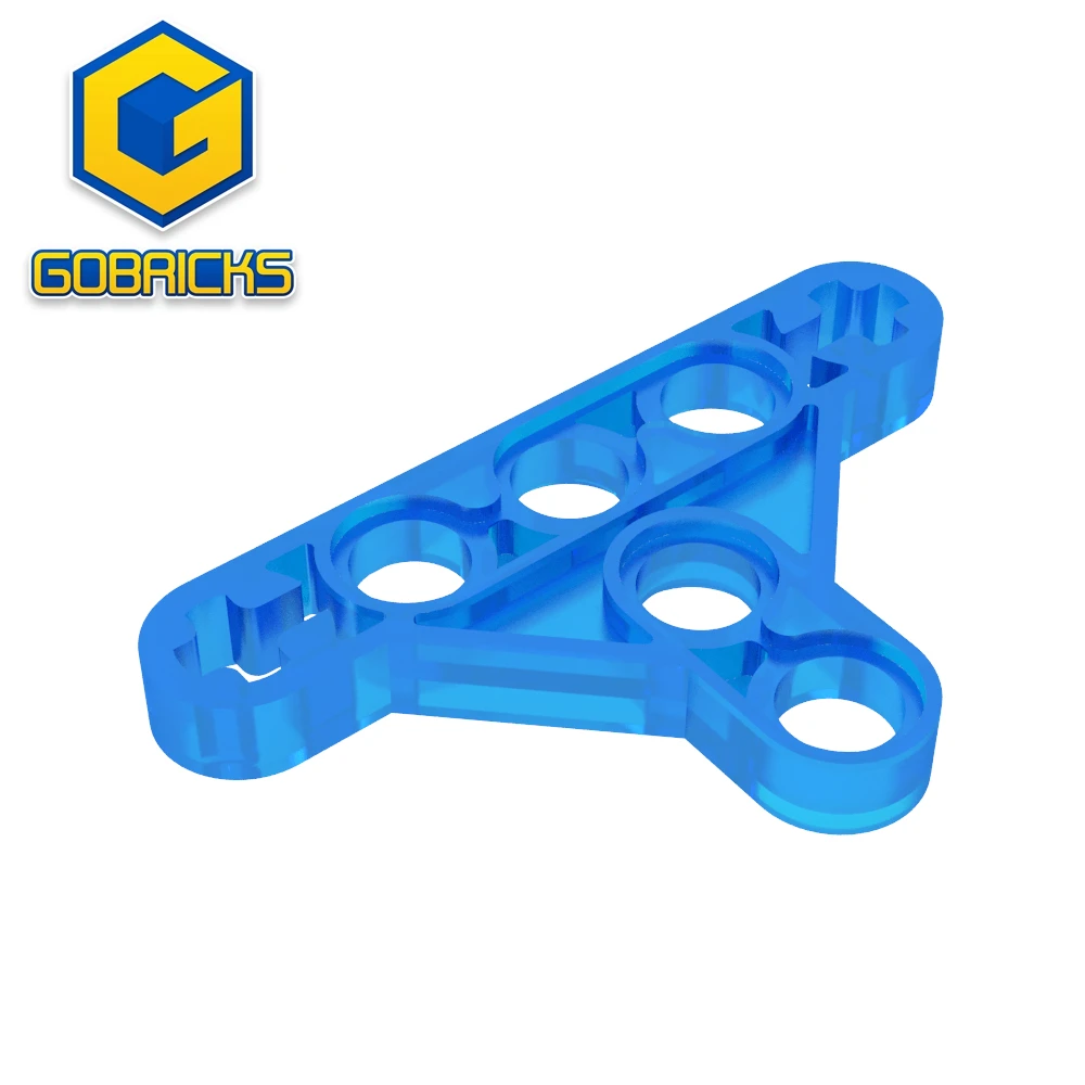 Gobricks GDS-969 Bausteine, technisch, Liftarm, modifiziertes Dreieck, dünn, kompatibel mit Lego 2905 99773, DIY-pädagogisch Image