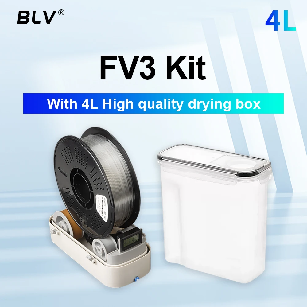BLV ® ERCF V2 4L Trockenbox Enraged Rabbit Filamentalist Passive Rewinder FV3 Full Kit 3D-Druckerteile HF081412 MMU Image