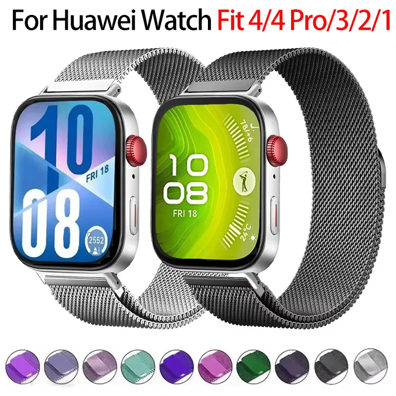 Milanese Loop Band Für Huawei uhr fit 4/4pro Smartwatch Armband Für Huawei uhr fit3/2/1 Ersatz metall Strap Zubehör Image
