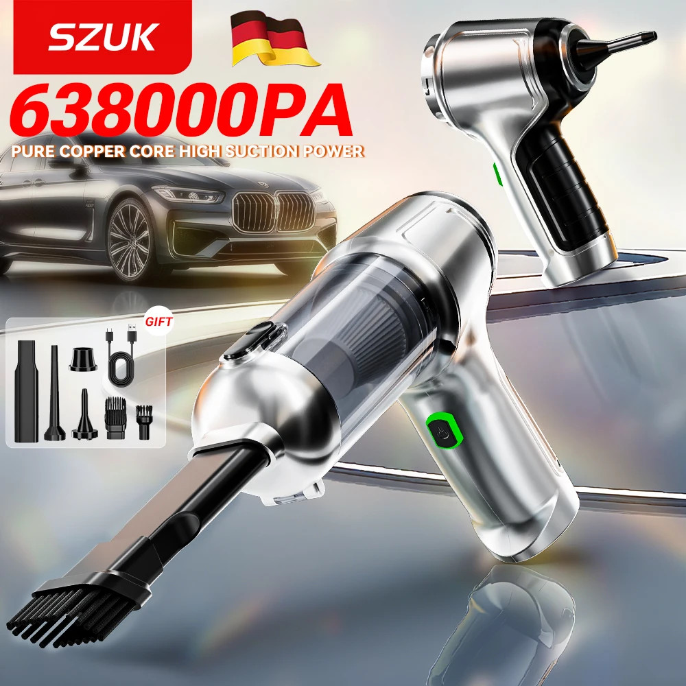 SZUK nouveau Mini aspirateur de voiture puissant sans fil nettoyeur sans fil Machine de nettoyage aspirateur Portable à main pour voiture aspirateurs sans fil aspirateur pour voiture aspirateur