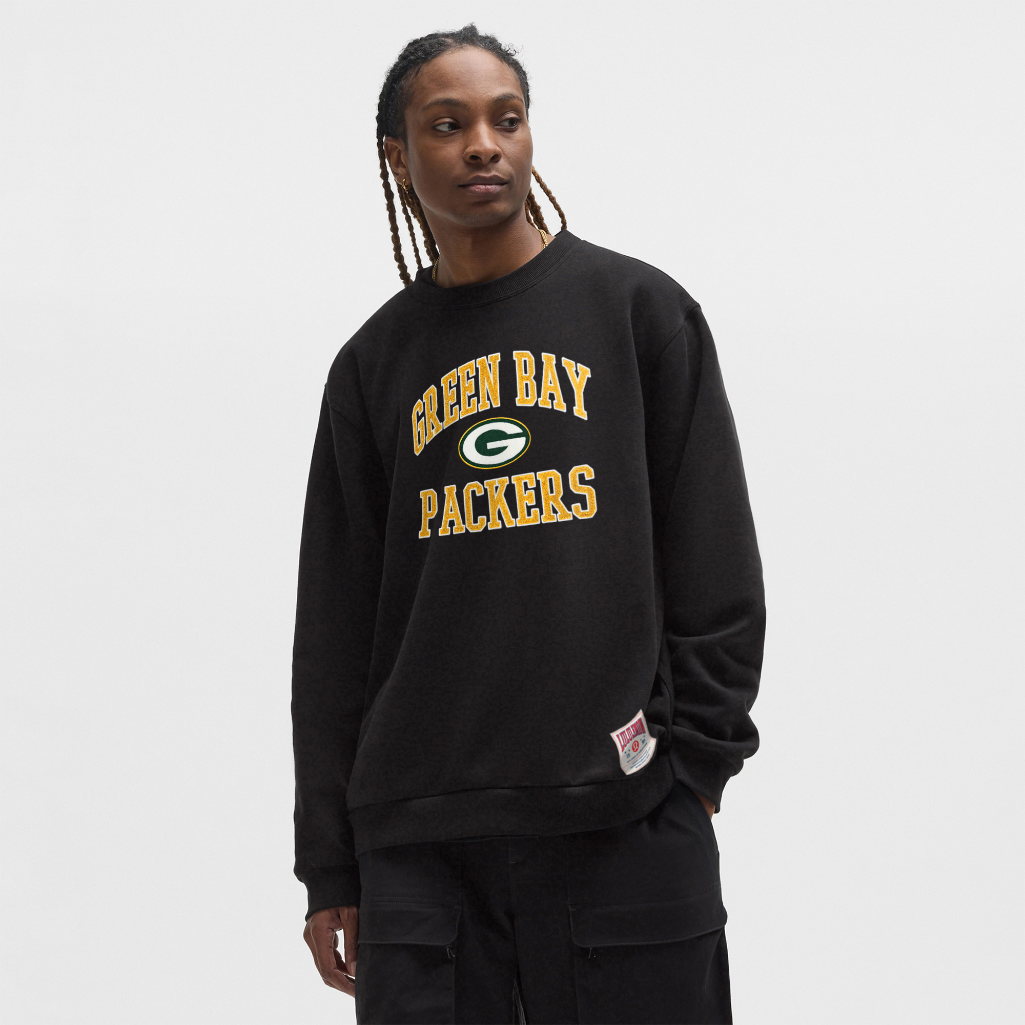lululemon – Schwarzes Green Bay Packers Steady State-Sweatshirt für Herren Image
