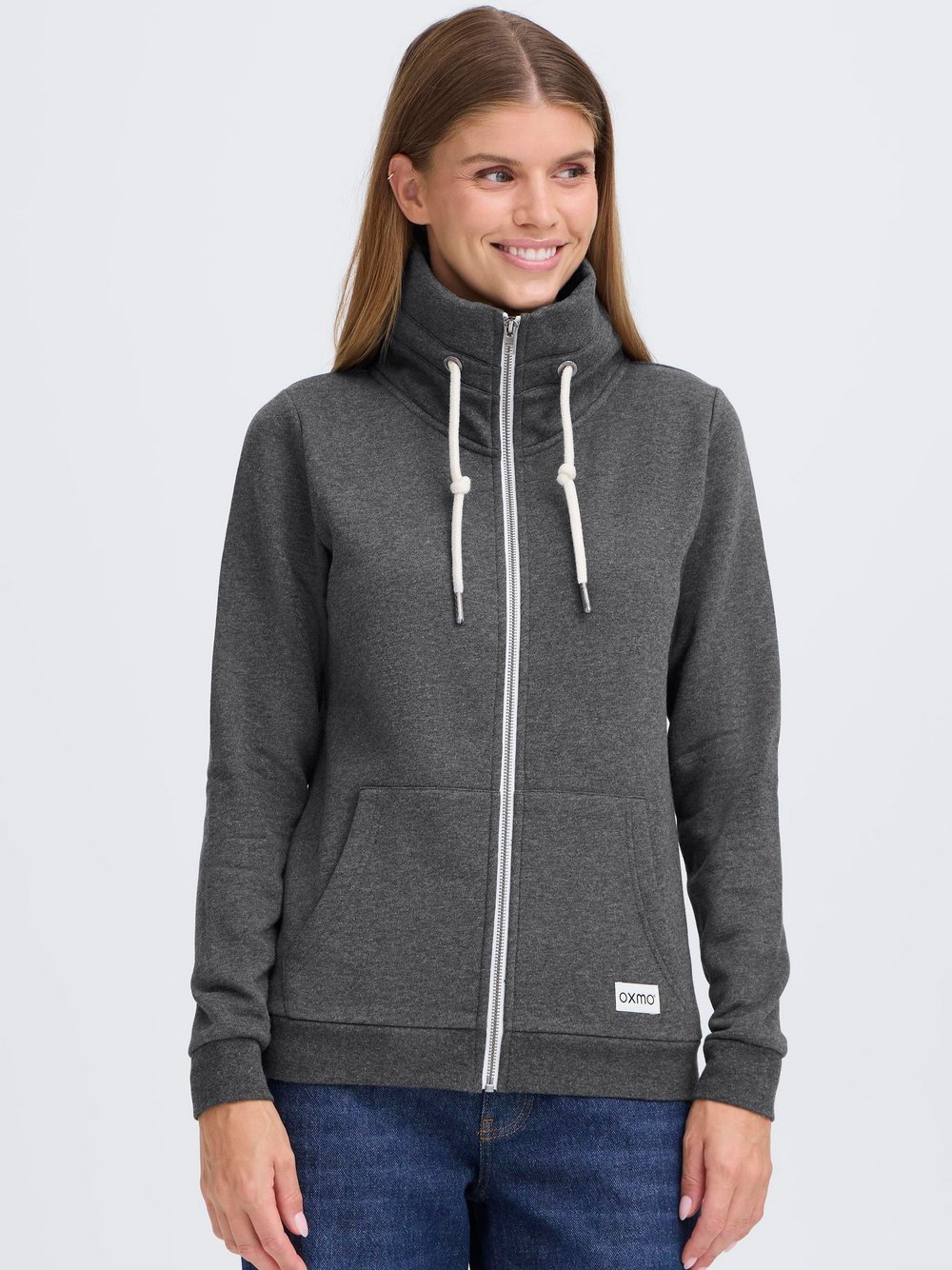 OXMO Trainingsjacke Damen grau, XS Image