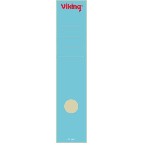 Viking Rückenschilder 60 mm x 285 mm Blau 10 Stück Image