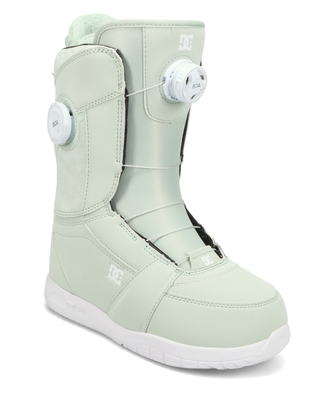 Snowboardboots DC SHOES "Lotus" Gr. 8,5, mint, Schuhe, Damen, 8,5(40), 82.19% Synthetikmaterial, 17.81% Textil