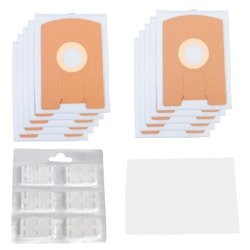 17 teiliges Sparset Filterset für Vorwerk Kobold VT265, VT270, VT300 Image