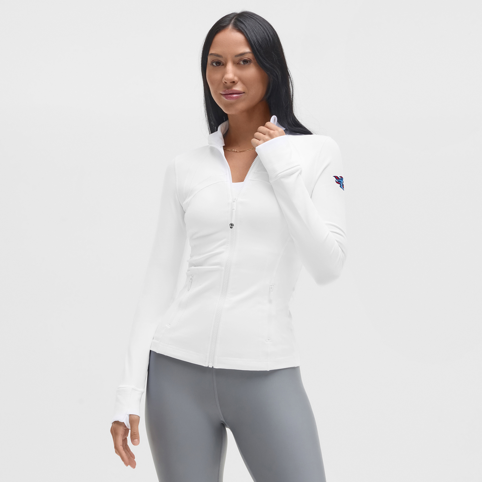 Weiße Tennessee Titans Define Jacke für Damen von lululemon *Luon™ Image