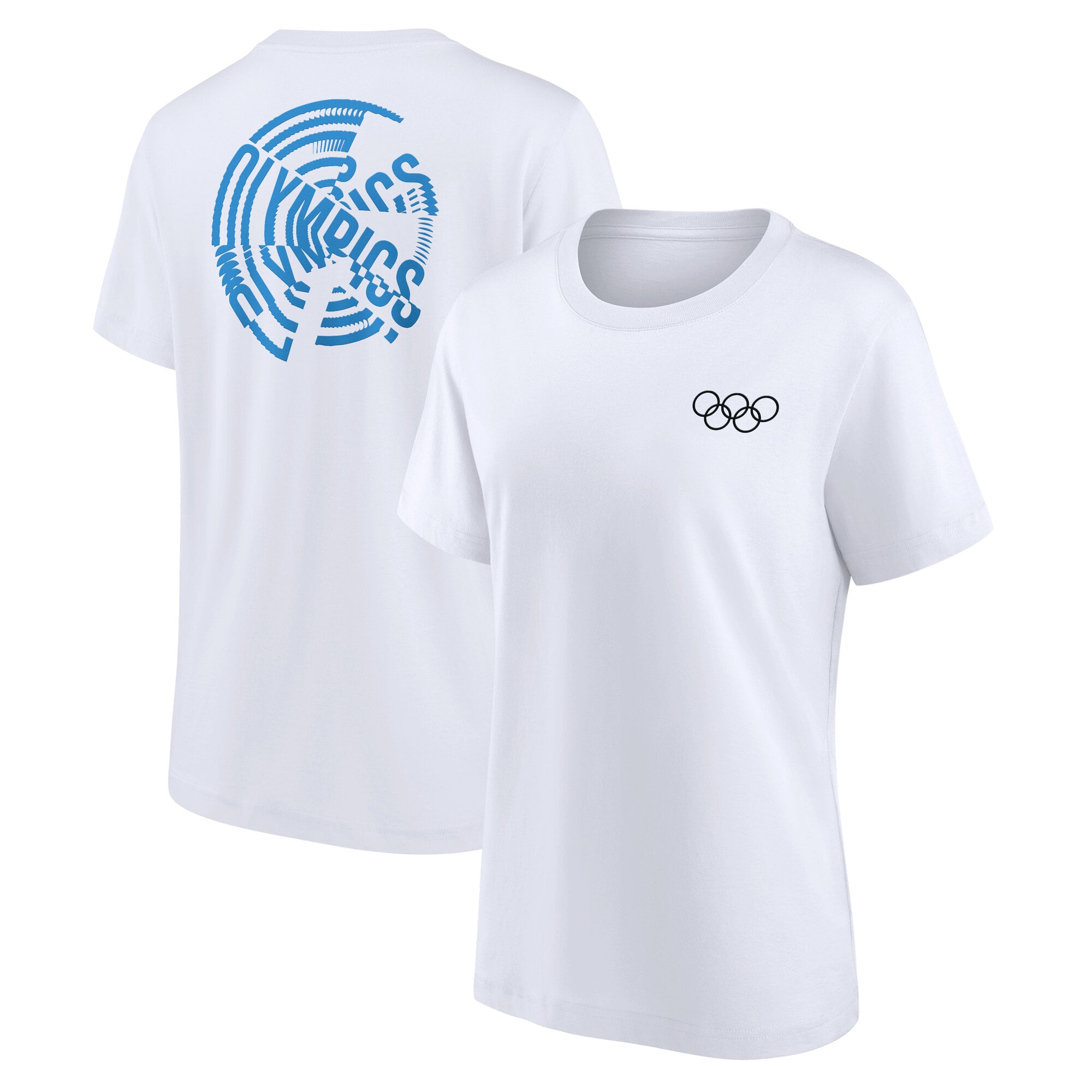 The Olympic Collection Unity Wheel Grafik T-Shirt - Weiß - Damen