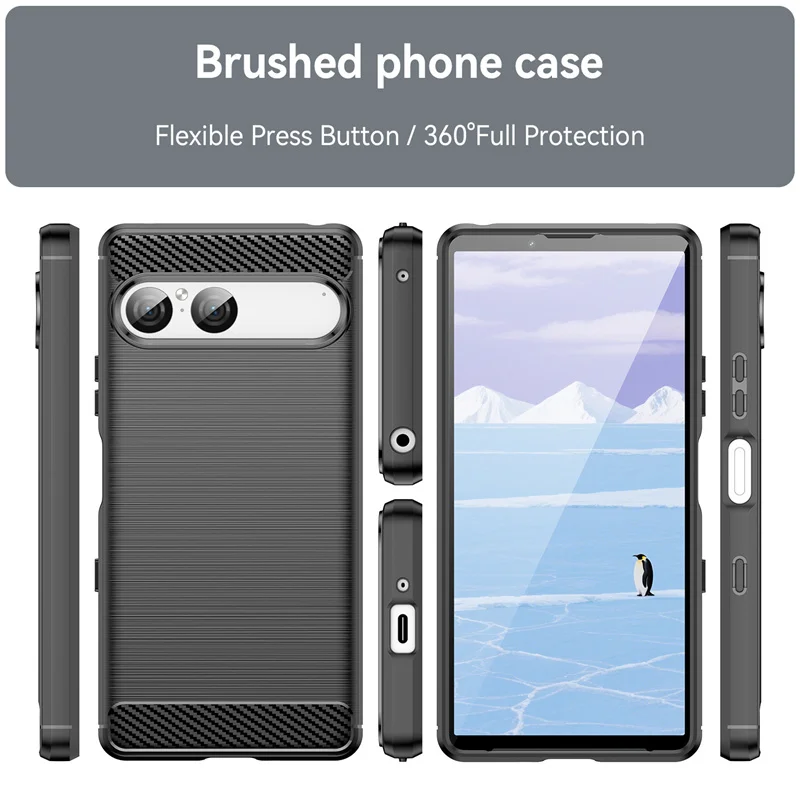 Flexible TPU-Hülle für Sony Xperia 10 VII 1 VII, Schutzhülle, stoßfest, Coque Capa Fundas Image