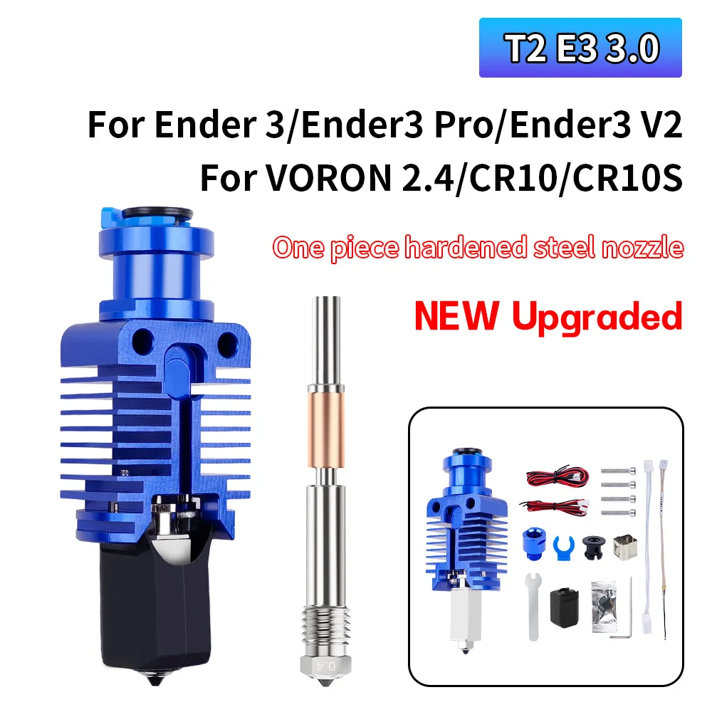 Verbessertes TZ-E3 3.0 Hot End Kit für Ender 3/CR10/VORON 2.4 Hochgeschwindigkeitsdruckkopf High-End-Extruder J-Kopf Hot End Ender3 V2 Image