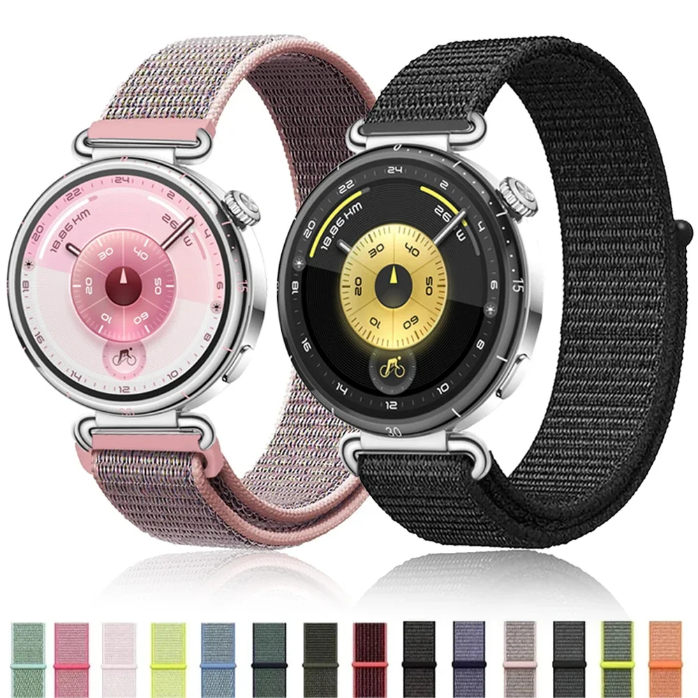 18 mm Sport atmungsaktives Nylonarmband für Huawei Watch GT6 GT5 GT4 41 mm Armband Armband Huawei Watch 5/GT5 Pro 42 mm Xiaomi 41 mm Image