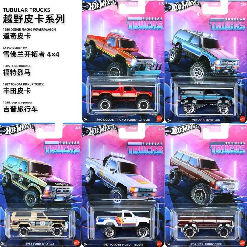 Neue Heiße Verkauf Echte Hot Wheels Klassische Off-Road Pickup Serie Hohe Qualität Spielzeug Legierung Auto Modell Kinder Geburtstag geschenke Image