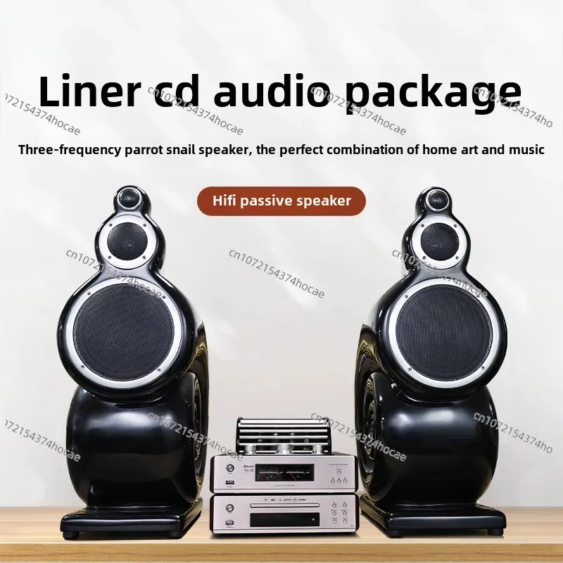 Maschinenkombination, Audio, passiver Lautsprecher, High-Fidelity-HiFi-Bücherregal, 8-Zoll-Nautilus-Lautsprecher mit Drei-Wege-Frequenz