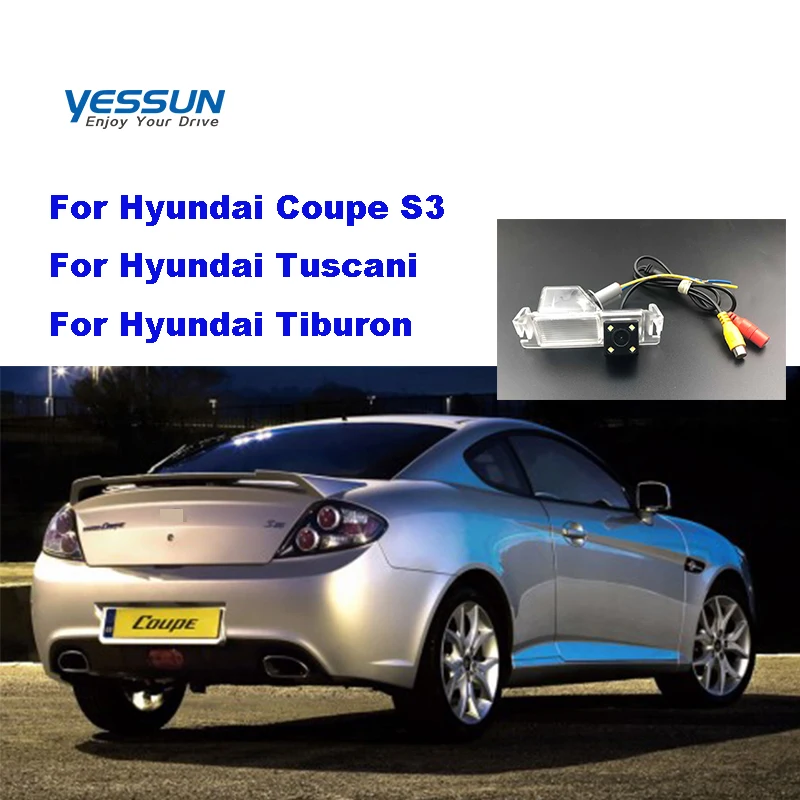 HD Auto hinten Kamera Für Hyundai Coupe MK2 S3 Tuscani Tiburon CCD nacht ansicht backup rückansicht kamera/kennzeichen kamera halterung Image