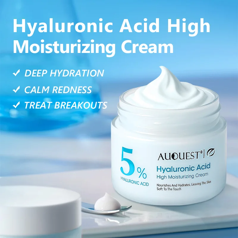 AUQUEST Hyaluronsäure Feuchtigkeitsspendende Gesichtscreme Pflegende Aufhellung Glättung Gesichtscreme Hautpflege Koreanische Kosmetik Image