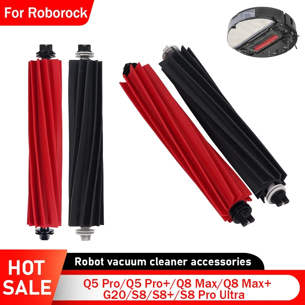 Hauptwalzenbürstenteil für Roborock Q5 Pro/Q5 Pro+/Q8 Max/Q8 Max+/G20/S8/S8+/S8 Pro Ultra Roboter-Staubsauger-Rollenbürste Hauptbürsten Image