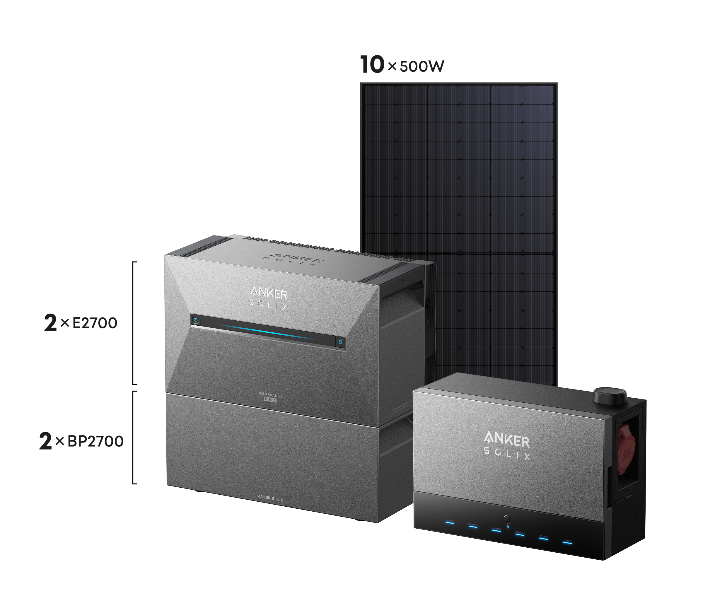 Basisset mit 5000Wp Leistung & 10,8kWh Speicher Image